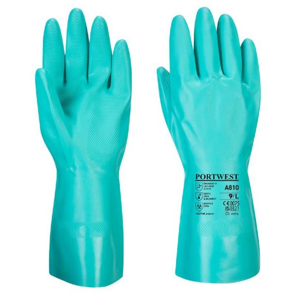Zaščitne rokavice NITROSAFE CHEMICAL - A810